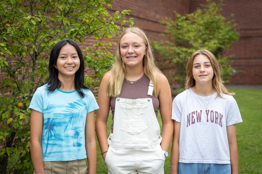 People smile on the first day of school
